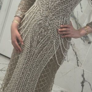 Elegant Beaded Evening Dress